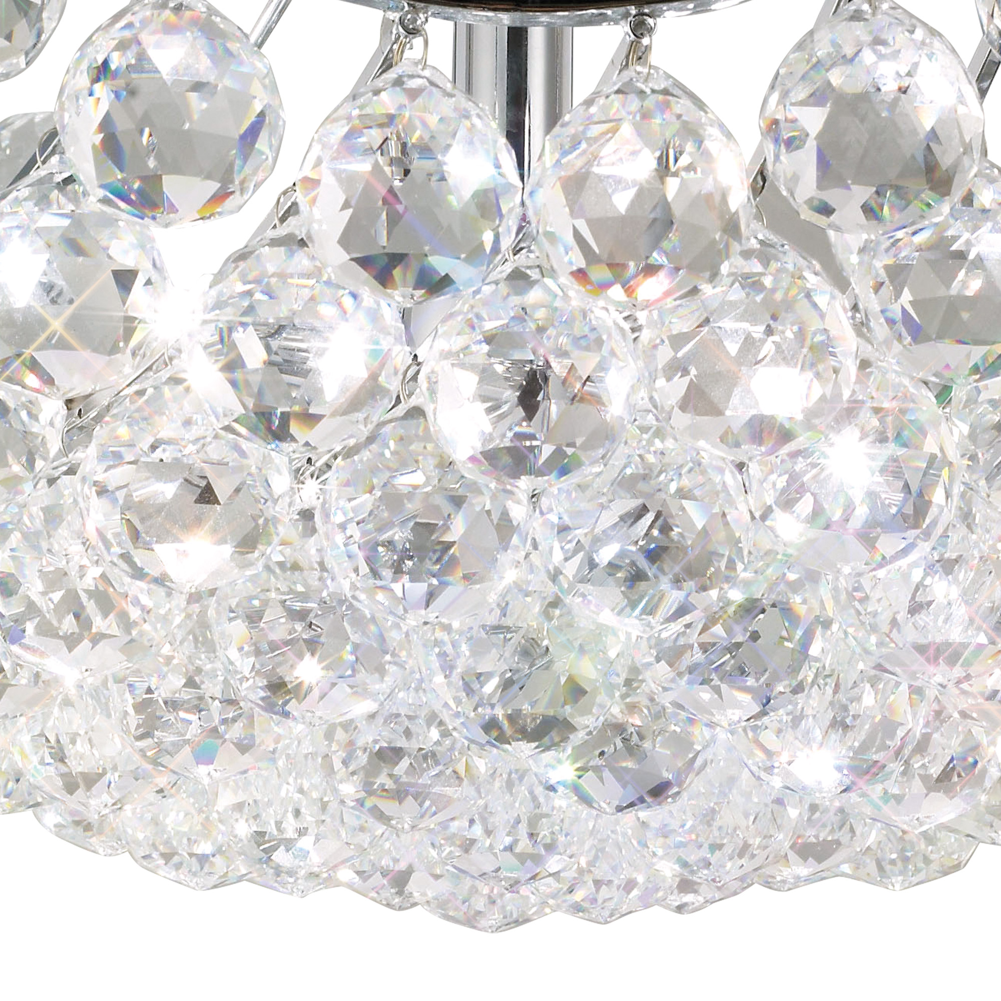 Cesto Crystal Ceiling Lights Diyas Flush Crystal Fittings